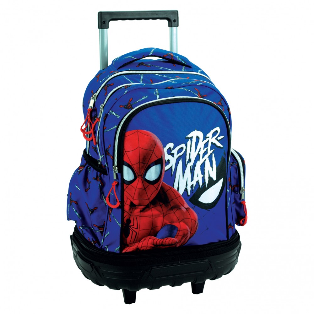 GIM TROLLEY ΣΧΟΛΙΚΟ ΑΠΟΣΠΟΜΕΝΟ SPIDERMAN EVERGREEN (337-11079)