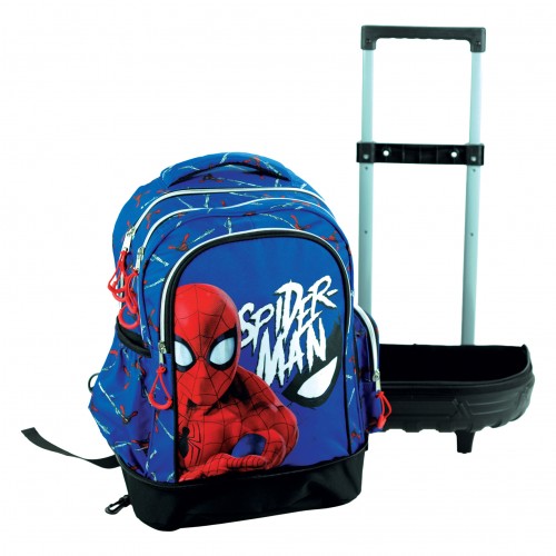GIM TROLLEY ΣΧΟΛΙΚΟ ΑΠΟΣΠΟΜΕΝΟ SPIDERMAN EVERGREEN (337-11079)