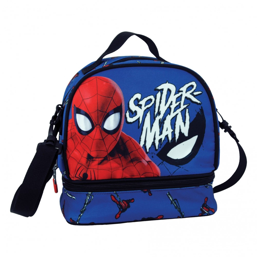 GIM ΤΣΑΝΤΑΚΙ ΦΑΓΗΤΟΥ OBΑΛ SPIDERMAN EVERGREEN (337-11220)