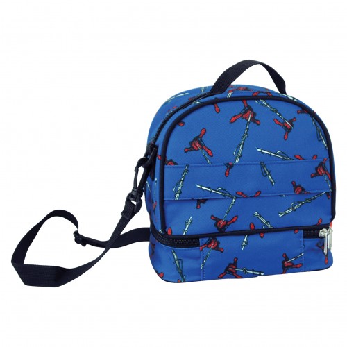 GIM ΤΣΑΝΤΑΚΙ ΦΑΓΗΤΟΥ OBΑΛ SPIDERMAN EVERGREEN (337-11220)