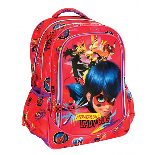 ΣΑΚΙΔΙΟ ΔΗΜΟΤΙΚΟΥ ΟΒΑΛ LADYBUG GIRL POWER (346-05031)