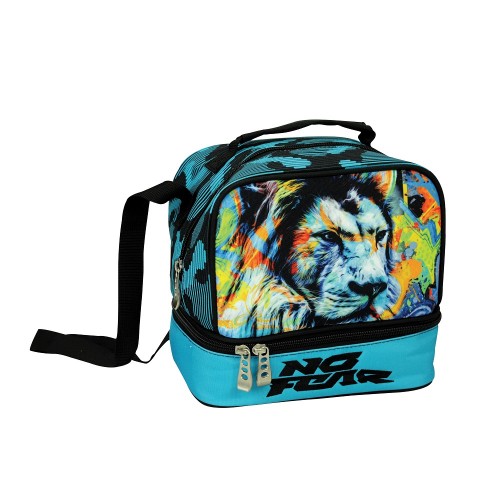 BMU ΤΣΑΝΤΑΚΙ ΦΑΓΗΤΟΥ NO FEAR FLUO LION  (348-45220)