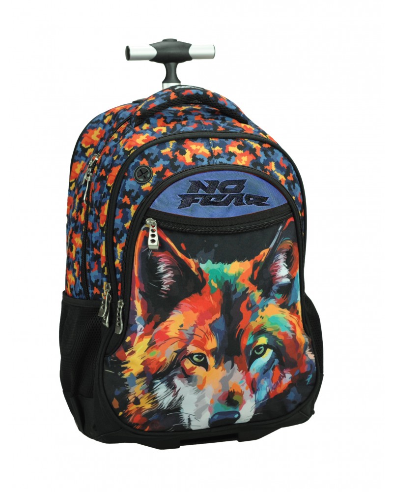 BMU TROLLEY ΔΗΜΟΤΙΚΟΥ NO FEAR COLORED WOLF (348-47074)