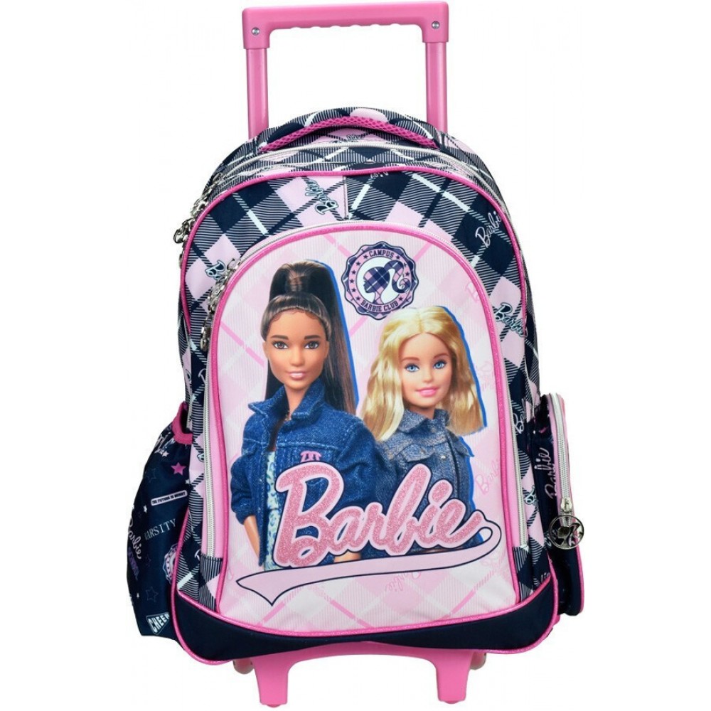 GIM ΤΣΑΝΤΑ TROLLEY ΔΗΜΟΤΙΚΟΥ BARBIE VARSITY (349-87074)