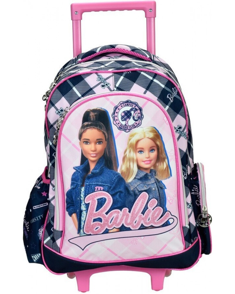 GIM ΤΣΑΝΤΑ TROLLEY ΔΗΜΟΤΙΚΟΥ BARBIE VARSITY (349-87074)