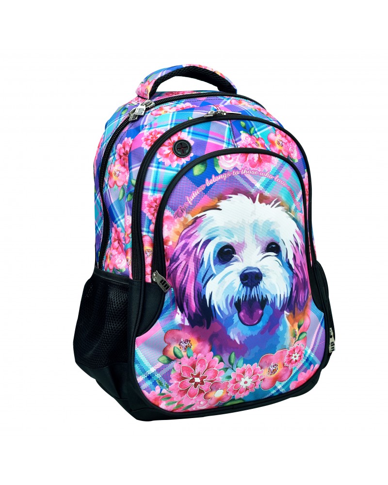 BMU ΣΑΚΙΔΙΟ ΟΒΑΛ ΣΧΟΛΙΚΟ LOVE DOG (357-16031)
