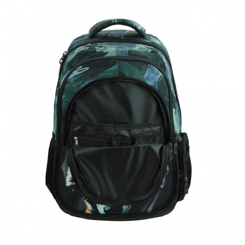 BMU ΣΑΚΙΔΙΟ ΣΧΟΛΙΚΟ ΟΒΑΛ BLUE EYE WOLF (357-33031)