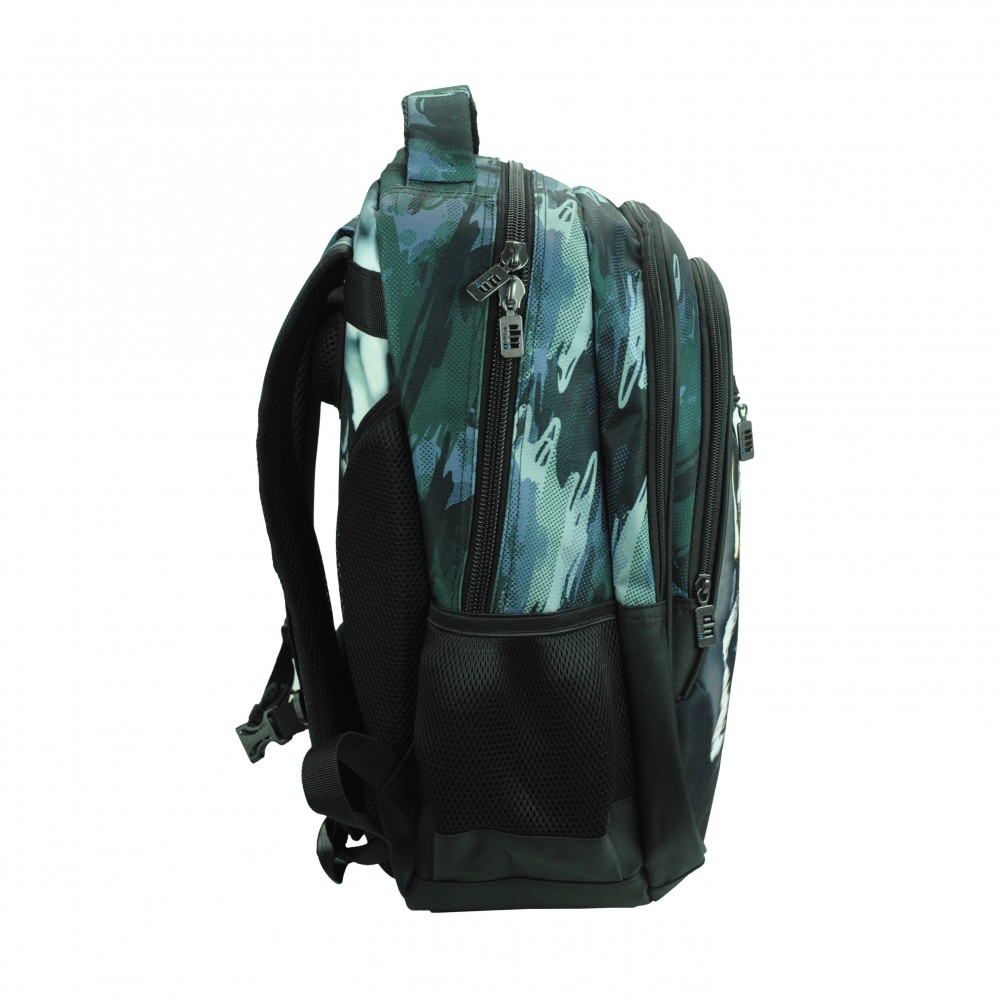 BMU ΣΑΚΙΔΙΟ ΣΧΟΛΙΚΟ ΟΒΑΛ BLUE EYE WOLF (357-33031)
