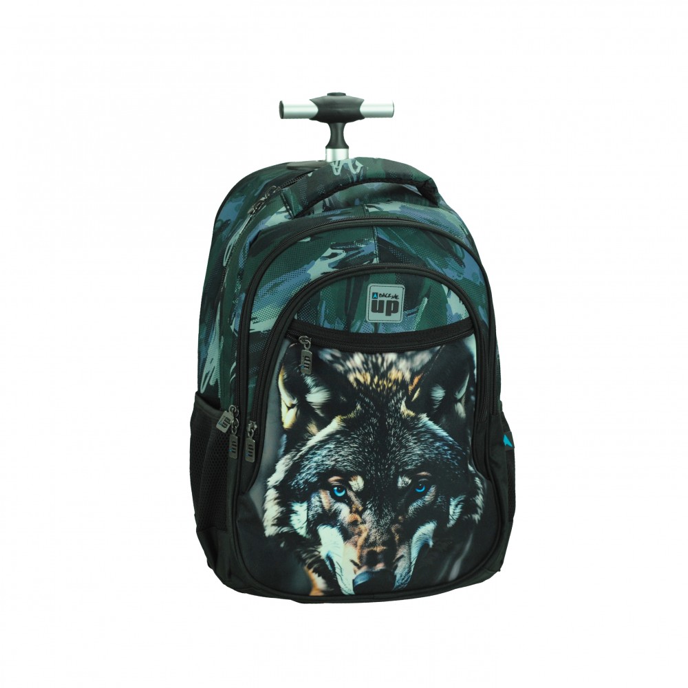 BMU TROLLEY ΣΧΟΛΙΚΟ BLUE EYE WOLF (357-33074)