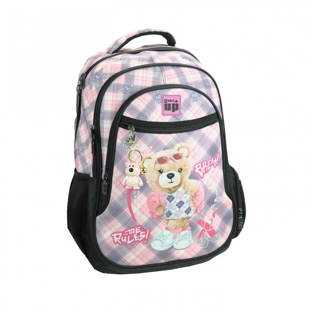 BMU ΣΑΚΙΔΙΟ ΣΧΟΛΙΚΟ ΟΒΑΛ SCOTCH BEAR (357-43031)