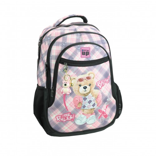 BMU ΣΑΚΙΔΙΟ ΣΧΟΛΙΚΟ ΟΒΑΛ SCOTCH BEAR (357-43031)