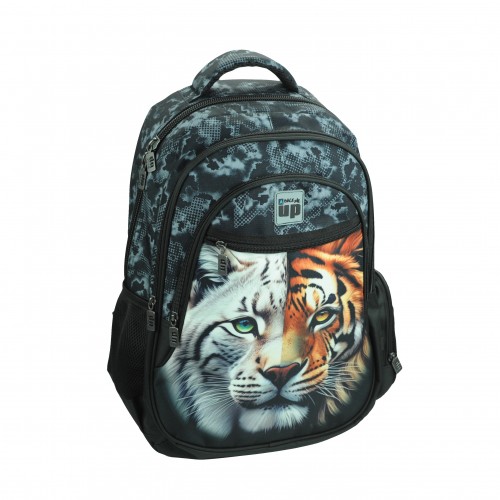 BMU ΣΑΚΙΔΙΟ ΣΧΟΛΙΚΟ ΟΒΑΛ WILD CATS (357-47031)