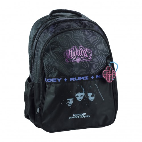 GIM ΣΑΚΙΔΙΟ ΣΧΟΛΙΚΟ ΟΒΑΛ BLACK HUNTRIX (364-00031)
