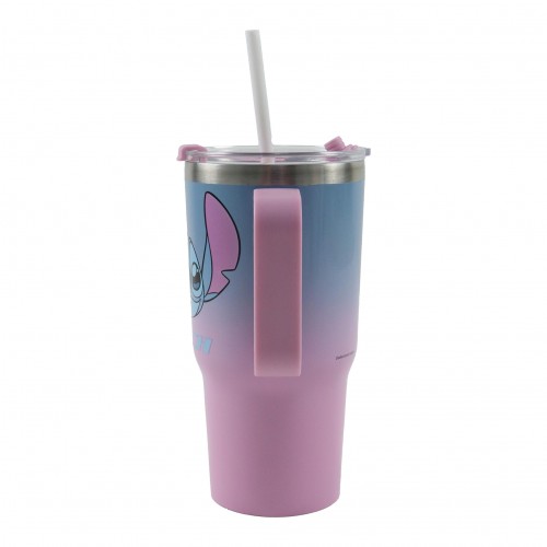 GIM ΠΟΤΗΡΙ STAINLESS STEEL ΜΕ ΚΑΛΑΜΑΚΙ 520ML STITCH (552-05221)