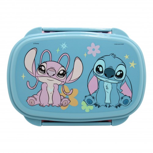 GIM ΔΟΧΕΙΟ ΦΑΓΗΤΟΥ 500ML ΜΕ ΚΟΥΤΑΛΙ/ΠΙΡΟΥΝΙ STITCH (552-05276)