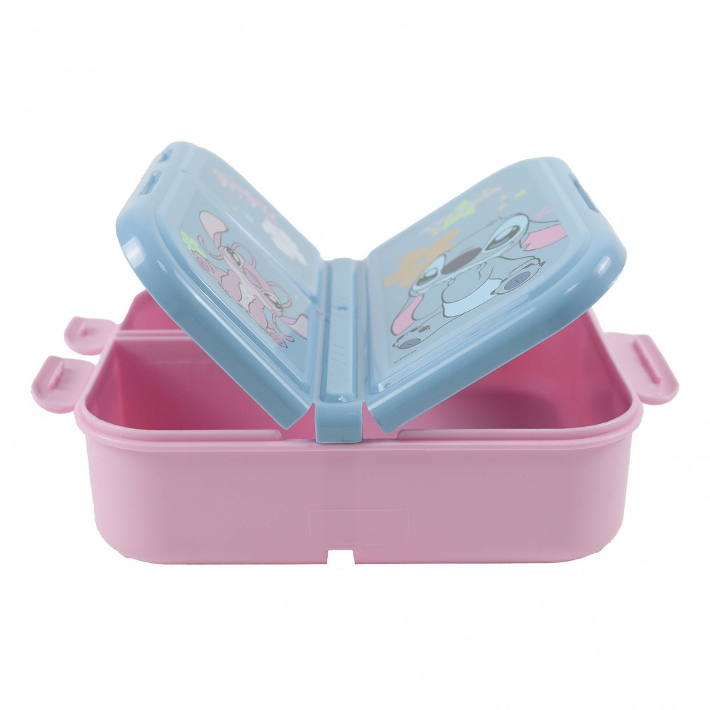 GIM ΔΟΧΕΙΟ ΦΑΓΗΤΟΥ 3ΧΩΡΩΝ 800ml STITCH (552-05277)