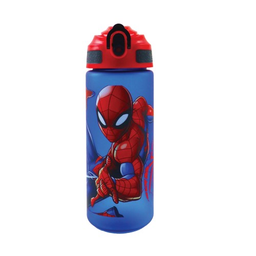 GIM ΠΑΓΟΥΡΙ ΠΛΑΣΤΙΚΟ ΜΕ ΚΑΛΑΜΑΚΙ 600ML SPIDERMAN (557-02217)