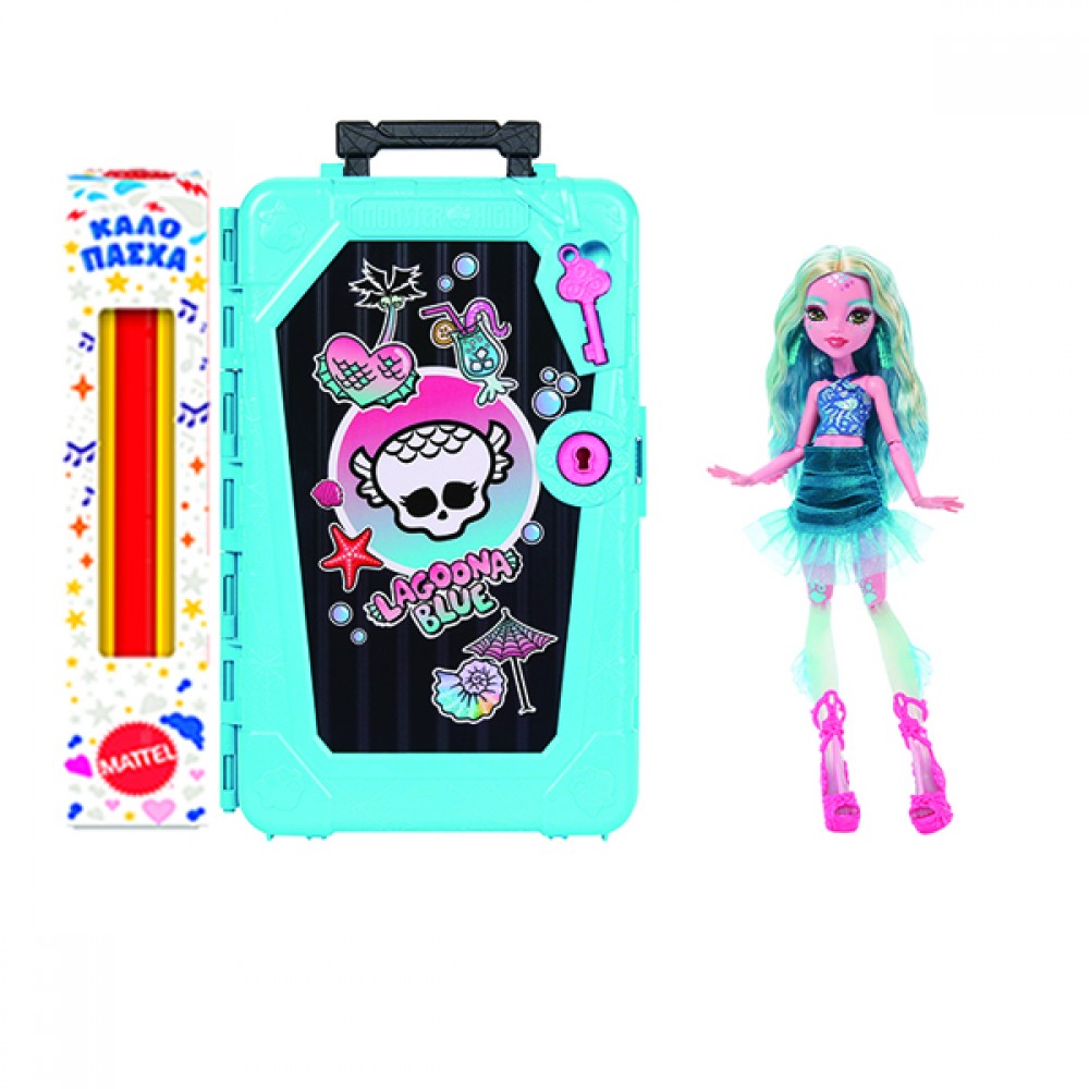 ΛΑΜΠΑΔΑ MONSTER HIGH ΒΑΛΙΤΣΑΚΙ LAGOONA (JDR51)