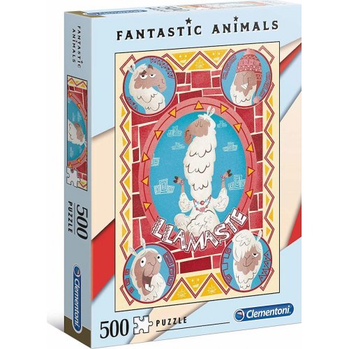 ΠΑΖΛ CLEMENTONI 500 H.Q. Fantastic Animals Llamaste (1260-35069)
