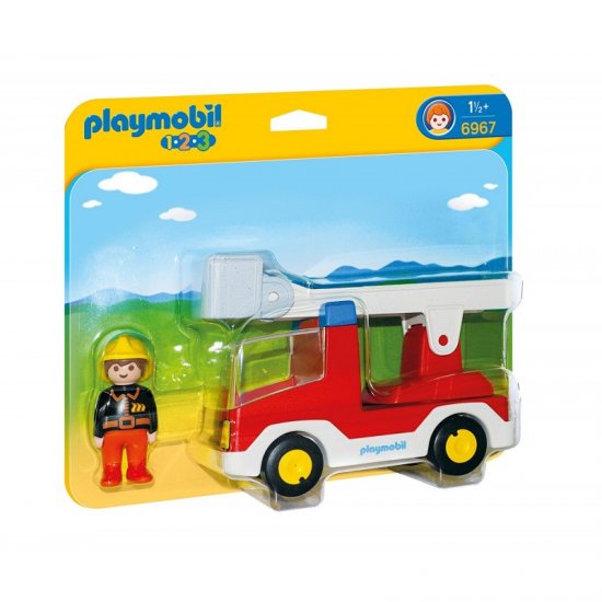 PLAYMOBIL 1 2 3 Πυροσβέστης με κλιμακοφόρο όχημα (6967) PLAYMOBIL 1 2 3 Πυροσβέστης με κλιμακοφόρο όχημα (6967)