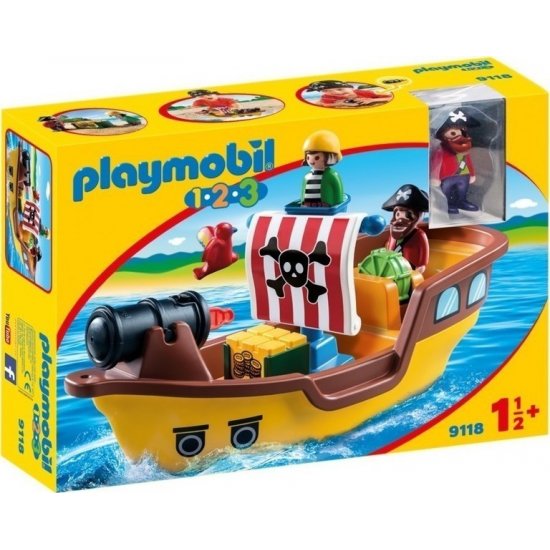 Playmobil 1.2.3 Πειρατικό καράβι (9118) Playmobil 1.2.3 Πειρατικό καράβι (9118)