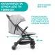 Chicco Καρότσι Μωρού TrolleyMe Light Grey για Παιδί έως 15kg