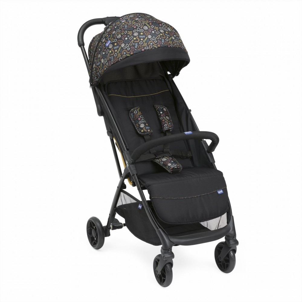 Chicco Καρότσι Μωρού Glee Playful Black για Παιδί έως 22kg