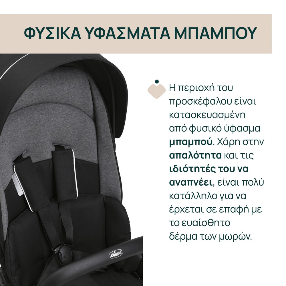 Chicco Καρότσι Μωρού One4Ever Lounge Black Beauty για Παιδί έως 22kg