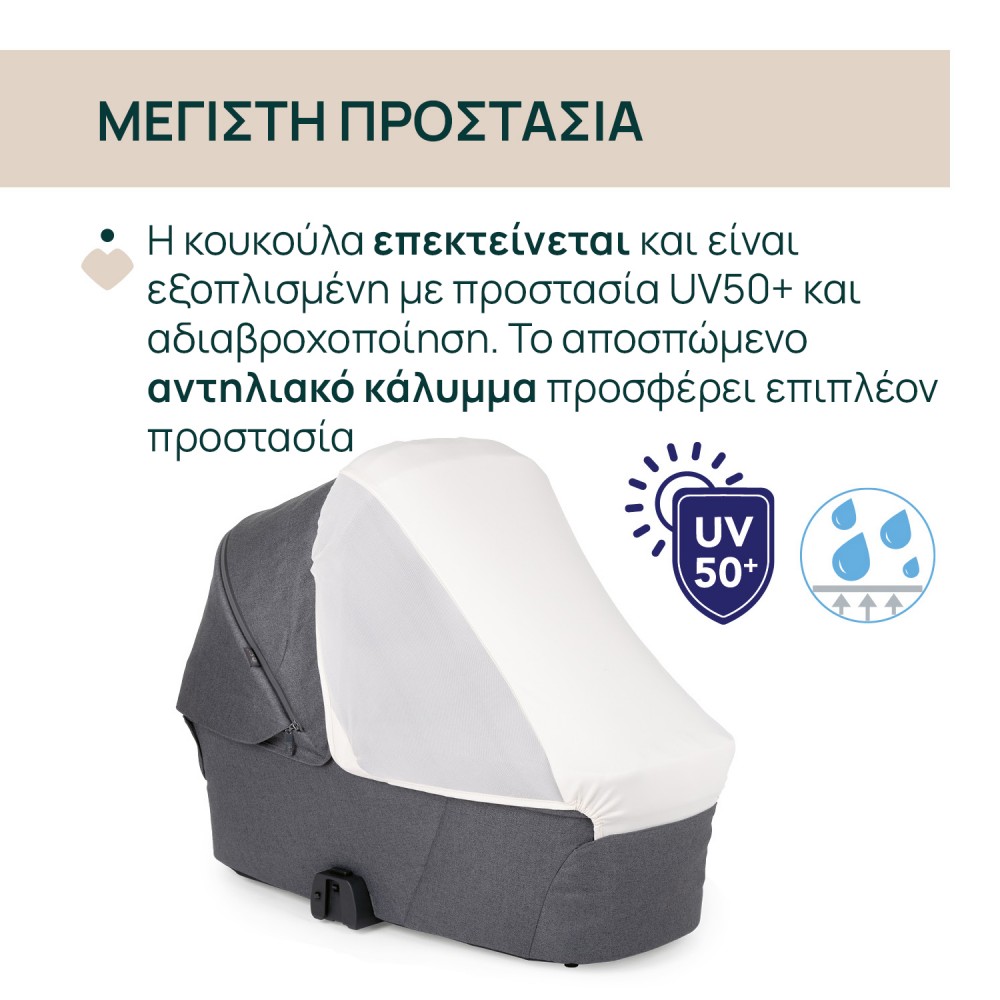 Chicco Port Bebe Flexi για Καρότσι Bellagio Black Satin