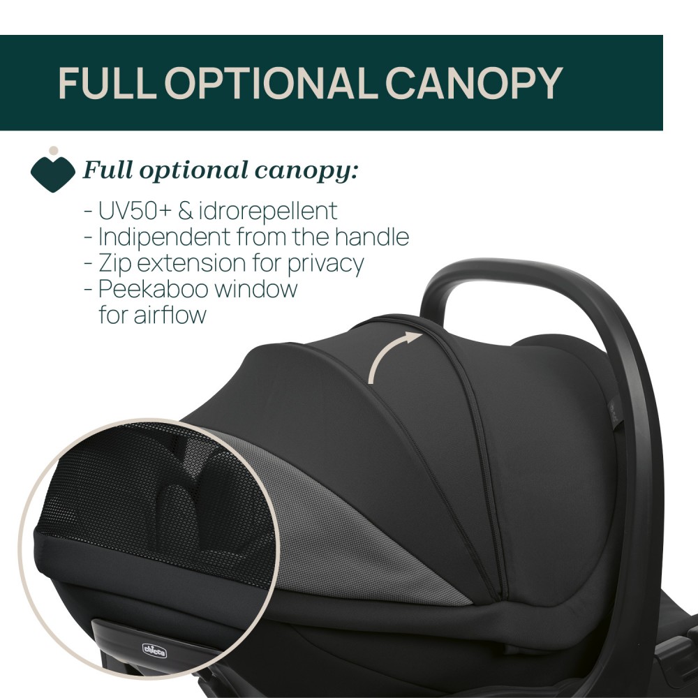 Chicco Καθισματάκι Αυτοκινήτου First-Seat Recline i-Size για Παιδί 40-87 cm Black Satin