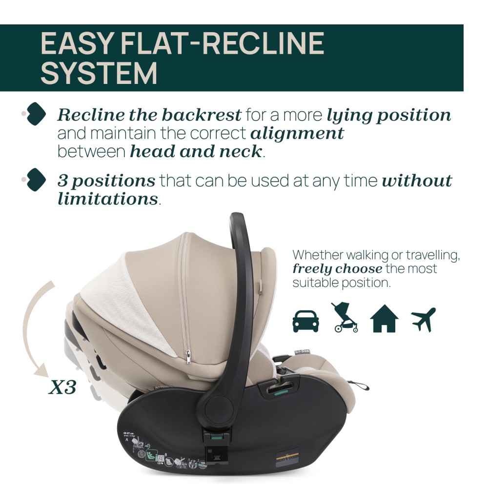 Chicco Καθισματάκι Αυτοκινήτου First-Seat Recline i-Size για Παιδί 40-87 cm Amber Glow