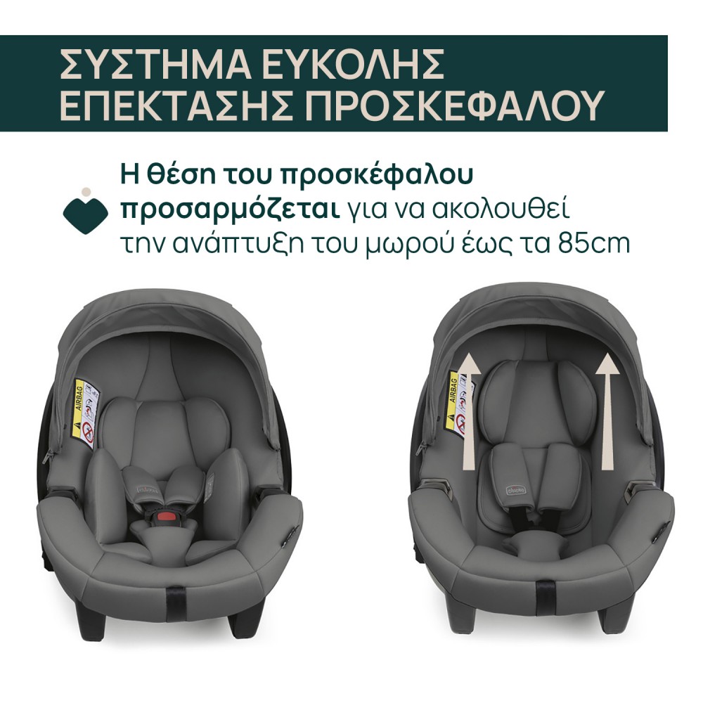 Chicco Καθισματάκι Αυτοκινήτου Kory Plus i-Size για Παιδί 40-85 cm Lunar Rock