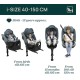 Chicco Καθισματάκι Αυτοκινήτου Bi-Seat i-Size Air για Παιδί 40-150 cm Teal Blue