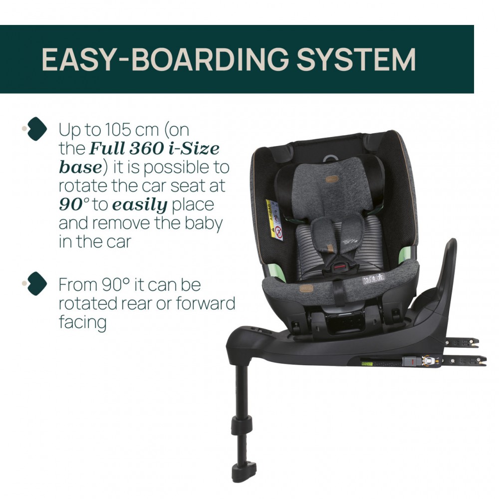 Chicco Καθισματάκι Αυτοκινήτου Bi-Seat i-Size Air για Παιδί 40-150 cm Black Air