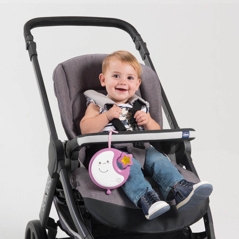 Chicco Βρεφικό Περιστρεφόμενο Κούνιας με Μελωδίες 3 σε 1 Next2Dreams Ροζ Για 0+