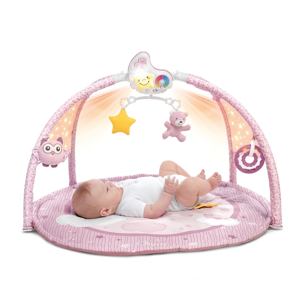 Chicco Βρεφικό Γυμναστήριο με Προβολέα Enjoy Colors Ροζ Για 0+