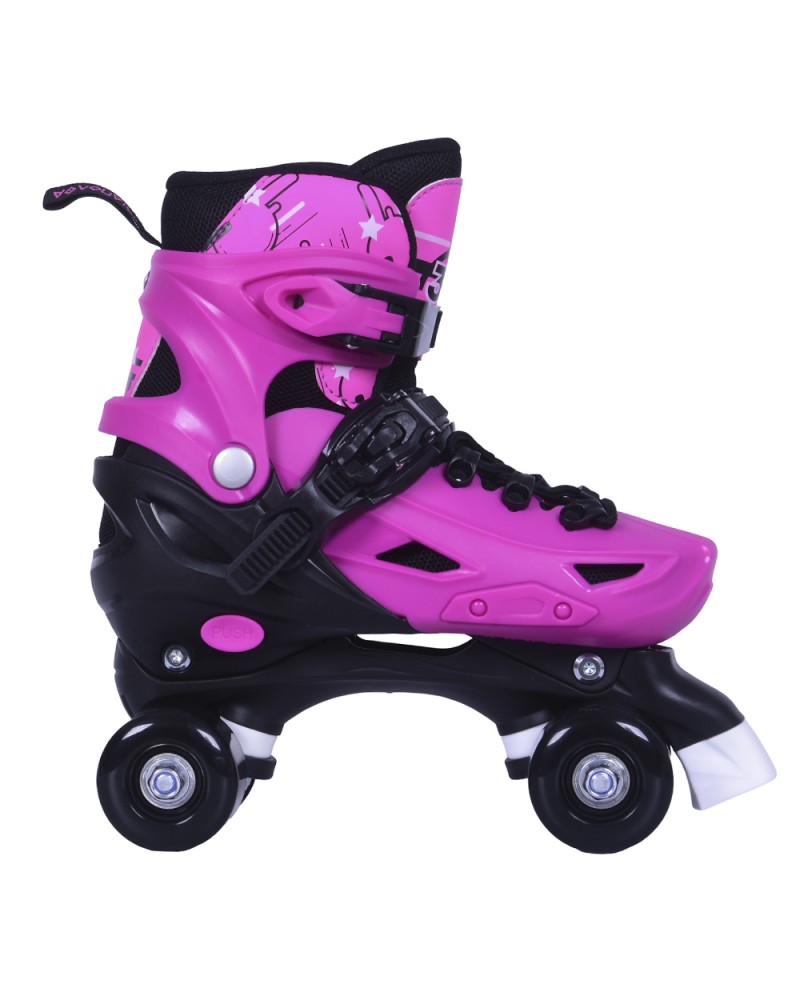 ΑΘΛΟΠΑΙΔΙΑ 10306 Αυξομειούμενα Πατίνια/Roller Skates 2 σε 1 - Ροζ