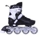 3K Αυξομειούμενα Πατίνια/Roller Skates/Παγοπέδιλα 3 σε 1 - Μαύρο