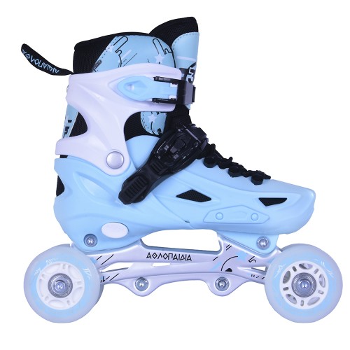 3K Αυξομειούμενα Πατίνια/Roller Skates/Παγοπέδιλα 3 σε 1 - Μέντα
