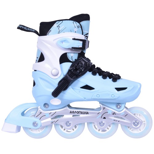 3K Αυξομειούμενα Πατίνια/Roller Skates/Παγοπέδιλα 3 σε 1 - Μέντα