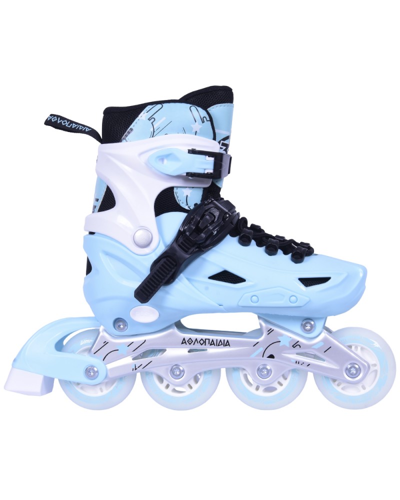 3K Αυξομειούμενα Πατίνια/Roller Skates/Παγοπέδιλα 3 σε 1 - Μέντα