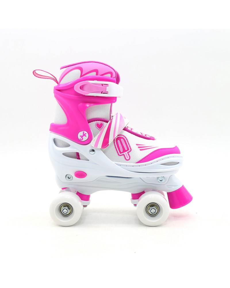 Αθλοπαιδιά Αυξομειούμενα Inline/Roller Skates/Παγοπέδιλα, 3 σε 1, για Κορίτσια