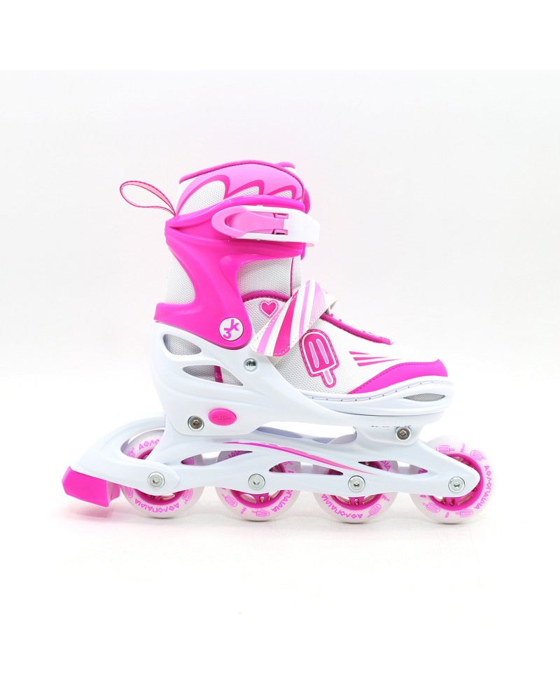 Αθλοπαιδιά Αυξομειούμενα Inline/Roller Skates/Παγοπέδιλα, 3 σε 1, για Κορίτσια