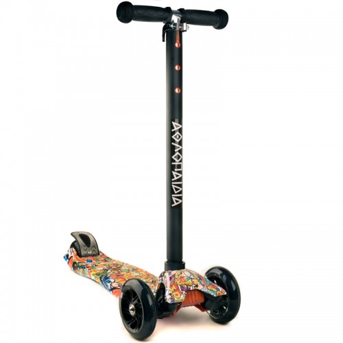 Αθλοπαιδιά Πατίνι (Scooter) 3τροχο, με Φωτιζόμενα Ροδάκια, #9