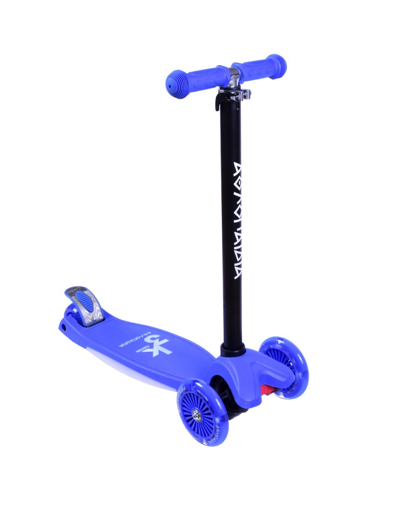 ΑΘΛΟΠΑΙΔΙΑ 3τροχο Πατίνι (Scooter) Με Φωτιζόμενη Βάση Και Ροδάκια - Μπλε