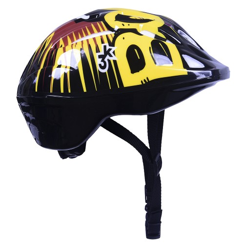ΑΘΛΟΠΑΙΔΙΑ Κράνος Παιδικό Ρυθμιζόμενο - Μαύρο/Κίτρινο