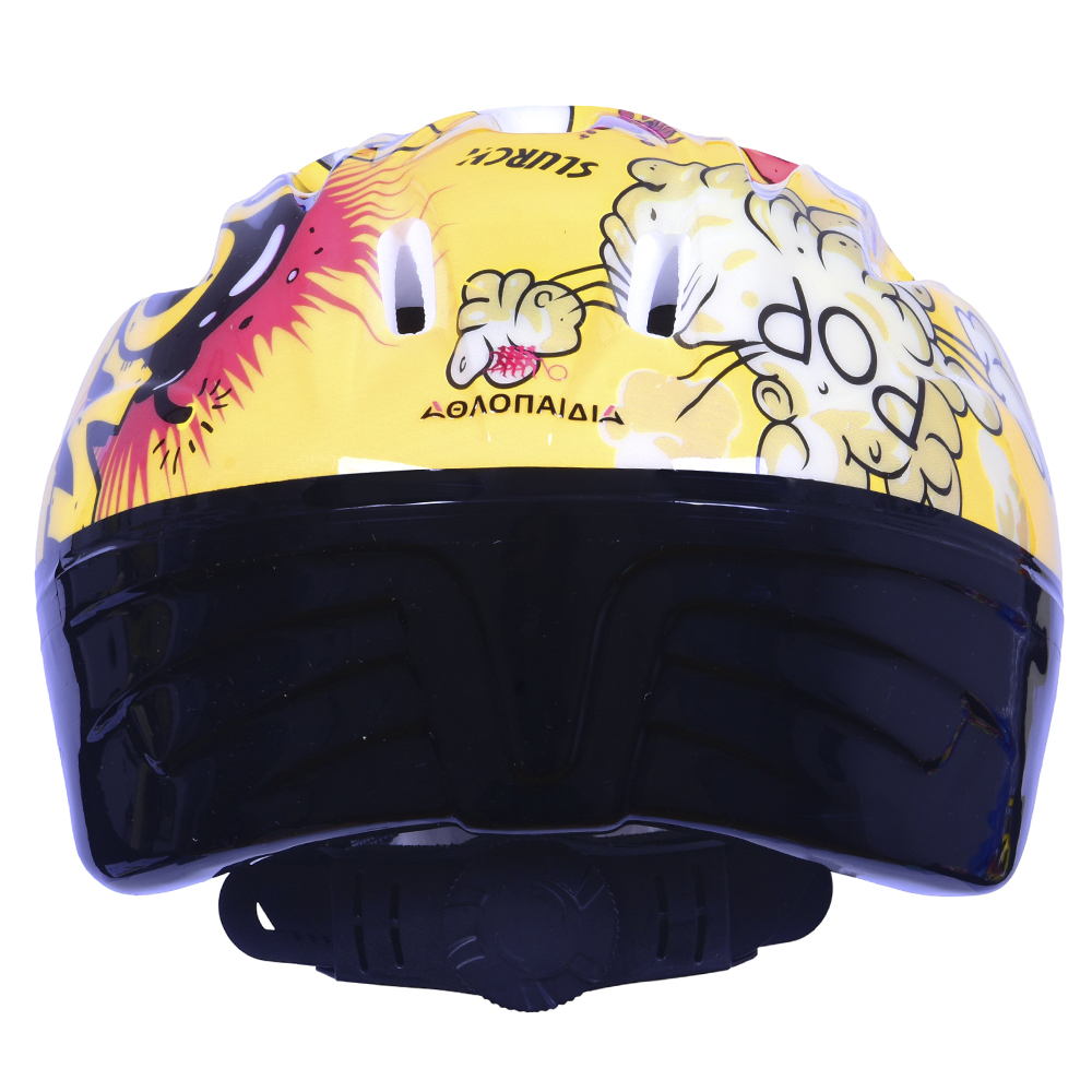 ΑΘΛΟΠΑΙΔΙΑ Κράνος Παιδικό Ρυθμιζόμενο - Κίτρινο