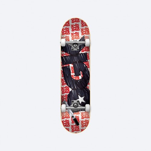 DGK Complete Skateboard Scribble 7.25' - Red/Black