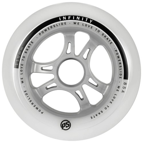 POWERSLIDE 110χιλ./85Α infinity ροδάκια - Μαύρο/Γκρι