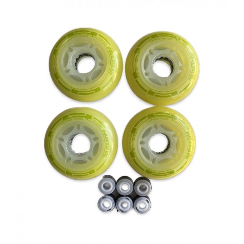 POWERSLIDE 72χιλ./82Α Fothon Envy green LED Ροδάκι